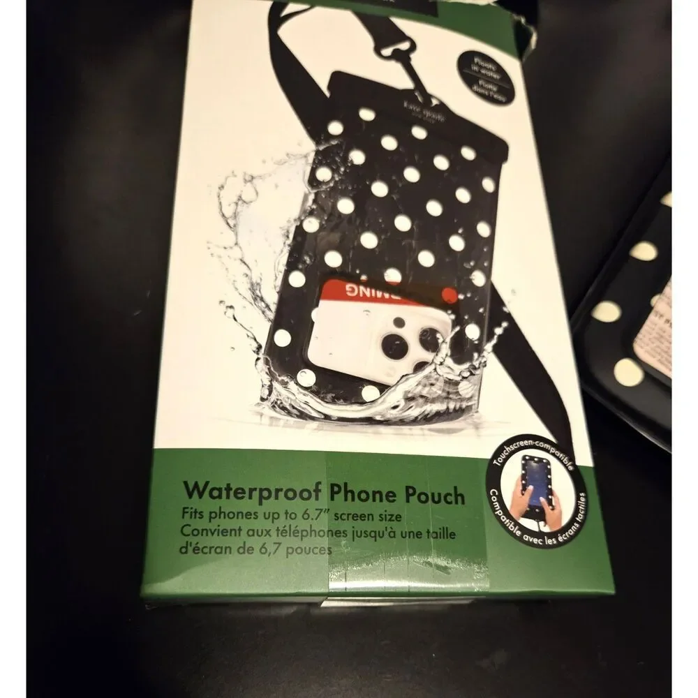 NIB - Kate Spade/Disney i-phone 15 Case & Water Proof Pouch